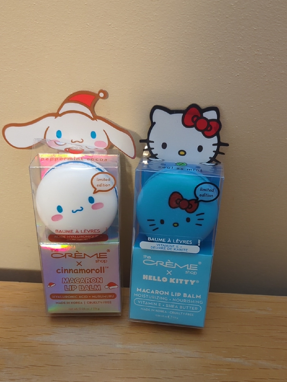 Hello Kitty Macaron Lip Balm - Turquoise Blue, The Crème Shop